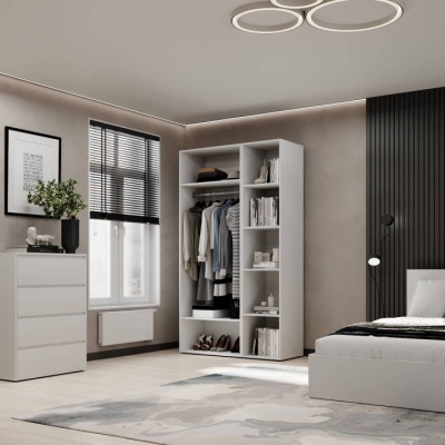 Шкаф распашной комбинированный №11 ART IN HEAD Light 1200x500x2200 Белый бриллиант (LTK0111000000)