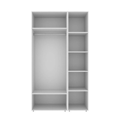 Шкаф распашной комбинированный №11 ART IN HEAD Light 1200x500x2200 Белый бриллиант (LTK0111000000)