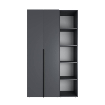 Купить Шкаф распашной комбинированный №11 ART IN HEAD Light 1200x500x2200 Графит (LTK0117000000). Фото