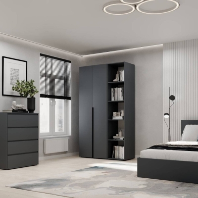 Шкаф распашной комбинированный №11 ART IN HEAD Light 1200x500x2200 Графит (LTK0117000000)