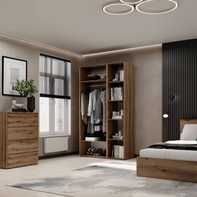 Шкаф распашной комбинированный №11 ART IN HEAD Light 1200x500x2200 Дуб Эвок (LTK01110000000)