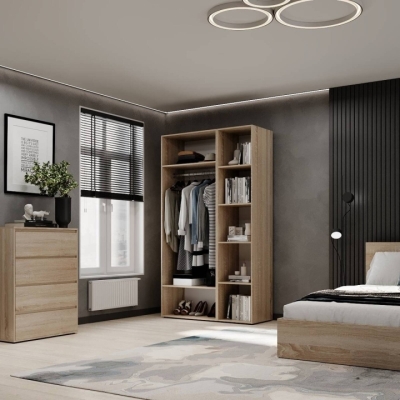 Шкаф распашной комбинированный №11 ART IN HEAD Light 1200x500x2200 Дуб Сонома (LTK01113000000)