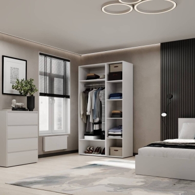 Шкаф распашной комбинированный №12 ART IN HEAD Light 1200x500x2200 Белый бриллиант (LTK0121000000)