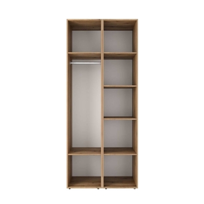 Шкаф распашной комбинированный №13 ART IN HEAD Light 800x500x2200 Дуб Эвок (LTK01310000000)