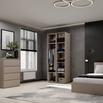 Шкаф распашной комбинированный №13 ART IN HEAD Light 800x500x2200 Кашемир (LTK01314000000)