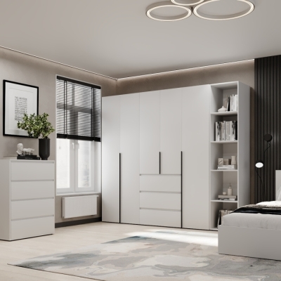 Шкаф распашной комбинированный №14 ART IN HEAD Light 2400x500x2200 Белый бриллиант (LTK0141000000)