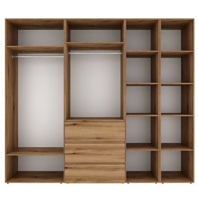 Шкаф распашной комбинированный №14 ART IN HEAD Light 2400x500x2200 Дуб Эвок (LTK01410000000)