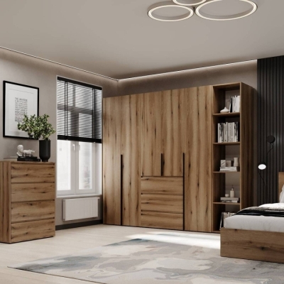 Шкаф распашной комбинированный №14 ART IN HEAD Light 2400x500x2200 Дуб Эвок (LTK01410000000)