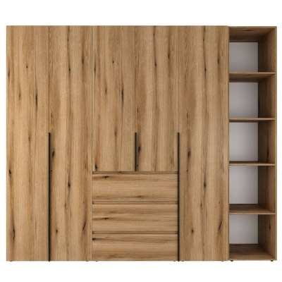 Шкаф распашной комбинированный №14 ART IN HEAD Light 2400x500x2200 Дуб Эвок (LTK01410000000)