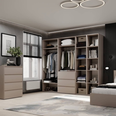 Шкаф распашной комбинированный №14 ART IN HEAD Light 2400x500x2200 Кашемир (LTK01414000000)