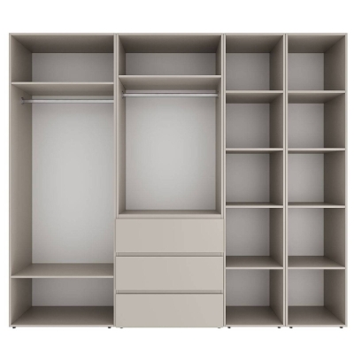 Шкаф распашной комбинированный №14 ART IN HEAD Light 2400x500x2200 Кашемир (LTK01414000000)