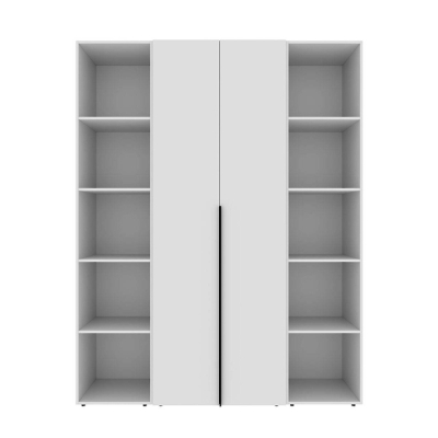 Шкаф распашной комбинированный №15 ART IN HEAD Light 1600x500x2200 Белый бриллиант (LTK0151000000)