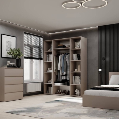 Шкаф распашной комбинированный №15 ART IN HEAD Light 1600x500x2200 Кашемир (LTK01514000000)