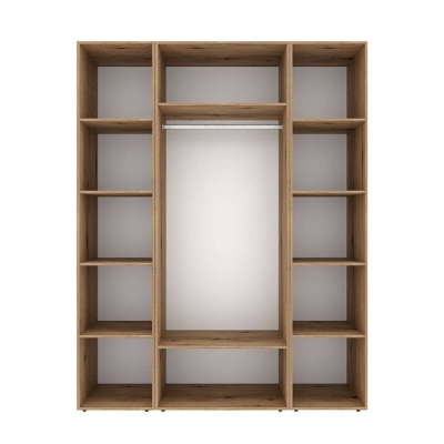 Шкаф распашной комбинированный №16 ART IN HEAD Light 1600x500x2200 Дуб Эвок (LTK01610000000)