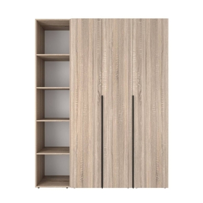 Шкаф распашной комбинированный №16 ART IN HEAD Light 1600x500x2200 Дуб Сонома (LTK01613000000)