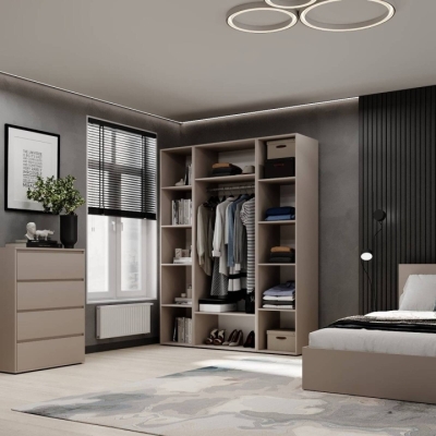 Шкаф распашной комбинированный №16 ART IN HEAD Light 1600x500x2200 Кашемир (LTK01614000000)