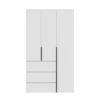 Шкаф распашной комбинированный №2 ART IN HEAD Light 1200x500x2200 Белый бриллиант (LTK021000000)