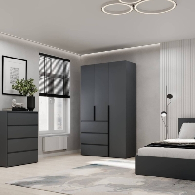 Шкаф распашной комбинированный №2 ART IN HEAD Light 1200x500x2200 Графит (LTK027000000)