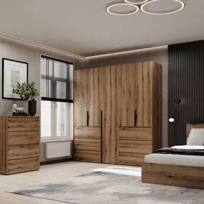 Шкаф распашной комбинированный №3 ART IN HEAD Light 2000x500x2200 Дуб Эвок (LTK0310000000)