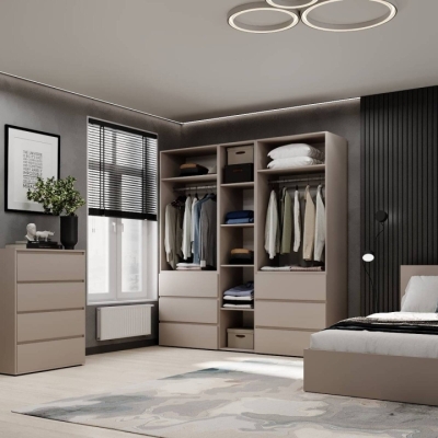 Шкаф распашной комбинированный №3 ART IN HEAD Light 2000x500x2200 Кашемир (LTK0314000000)