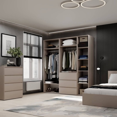 Шкаф распашной комбинированный №4 ART IN HEAD Light 2000x500x2200 Кашемир (LTK0414000000)