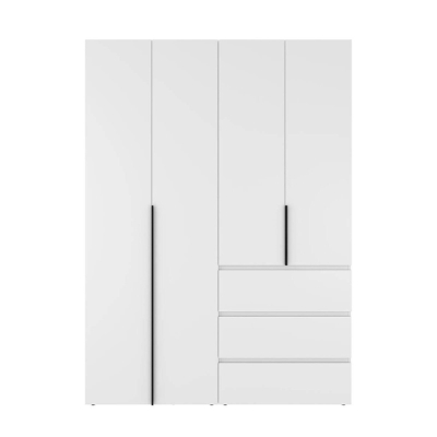 Шкаф распашной комбинированный №5 ART IN HEAD Light 1600x500x2200 Белый бриллиант (LTK051000000)