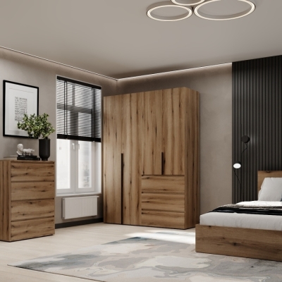 Шкаф распашной комбинированный №5 ART IN HEAD Light 1600x500x2200 Дуб Эвок (LTK0510000000)