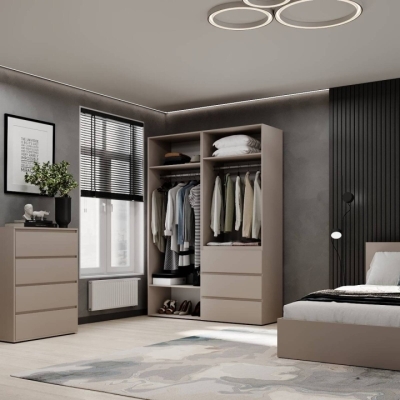 Шкаф распашной комбинированный №5 ART IN HEAD Light 1600x500x2200 Кашемир (LTK0514000000)