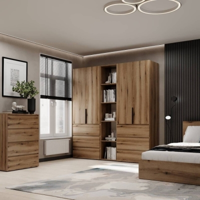 Шкаф распашной комбинированный №6 ART IN HEAD Light 2000x500x2200 Дуб Эвок (LTK0610000000)