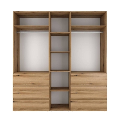 Шкаф распашной комбинированный №6 ART IN HEAD Light 2000x500x2200 Дуб Эвок (LTK0610000000)