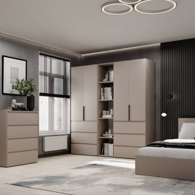 Шкаф распашной комбинированный №6 ART IN HEAD Light 2000x500x2200 Кашемир (LTK0614000000)