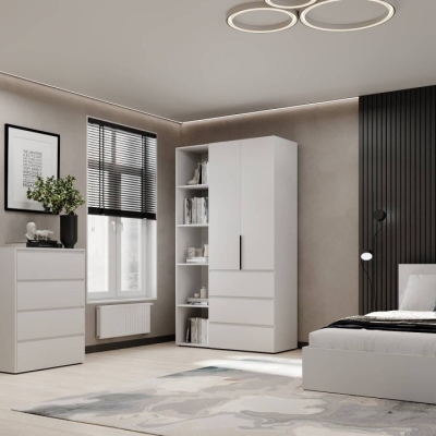 Шкаф распашной комбинированный №7 ART IN HEAD Light 1200x500x2200 Белый бриллиант (LTK071000000)