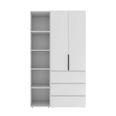 Шафа розпашна комбінована №7 ART IN HEAD Light 1200x500x2200 Білий діамант (LTK071000000)