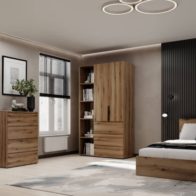 Шкаф распашной комбинированный №7 ART IN HEAD Light 1200x500x2200 Дуб Эвок (LTK0710000000)