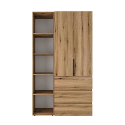 Купить Шкаф распашной комбинированный №7 ART IN HEAD Light 1200x500x2200 Дуб Эвок (LTK0710000000). Фото