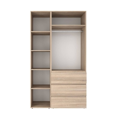 Шкаф распашной комбинированный №7 ART IN HEAD Light 1200x500x2200 Дуб Сонома (LTK0713000000)