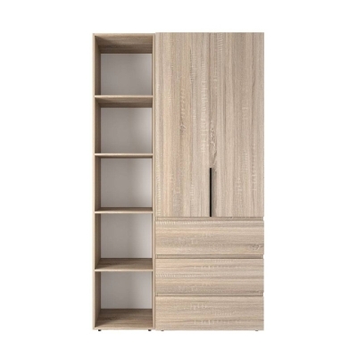 Купить Шкаф распашной комбинированный №7 ART IN HEAD Light 1200x500x2200 Дуб Сонома (LTK0713000000). Фото