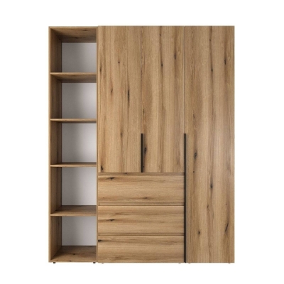 Шкаф распашной комбинированный №8 ART IN HEAD Light 1600x500x2200 Дуб Эвок (LTK0810000000)