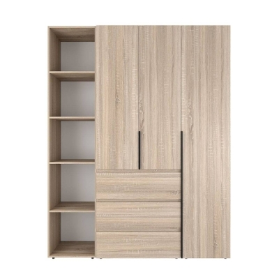 Шкаф распашной комбинированный №8 ART IN HEAD Light 1600x500x2200 Дуб Сонома (LTK0813000000)