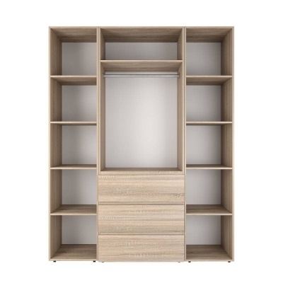Шкаф распашной комбинированный №8 ART IN HEAD Light 1600x500x2200 Дуб Сонома (LTK0813000000)