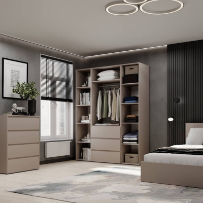 Шкаф распашной комбинированный №8 ART IN HEAD Light 1600x500x2200 Кашемир (LTK0814000000)