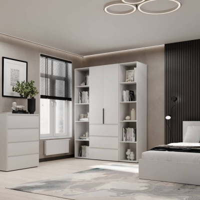 Шкаф распашной комбинированный №9 ART IN HEAD Light 1600x500x2200 Белый бриллиант (LTK091000000)