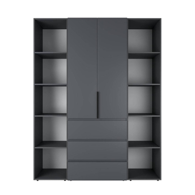 Шафа розпашна комбінована №9 ART IN HEAD Light 1600x500x2200 Графіт (LTK097000000)