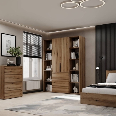 Шкаф распашной комбинированный №9 ART IN HEAD Light 1600x500x2200 Дуб Эвок (LTK0910000000)