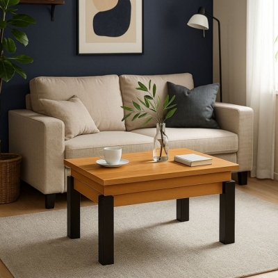 Стол-трансформер Art In Head B-Fly 900x510x600 Ольха темная/Венге ноги (TB09232300430)