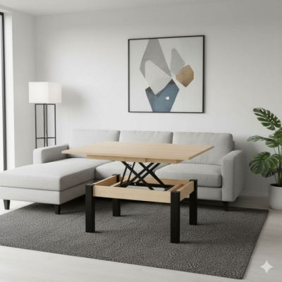 Стол-трансформер Art In Head B-Fly 900x510x600 Береза полярная/Венге ноги (TB09212100230)