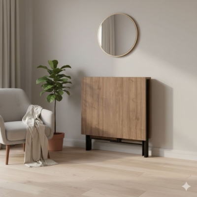 Стол-трансформер Art in Head Voody 1380x900x760 Орех селект/Чёрные ноги (TB26240000030)