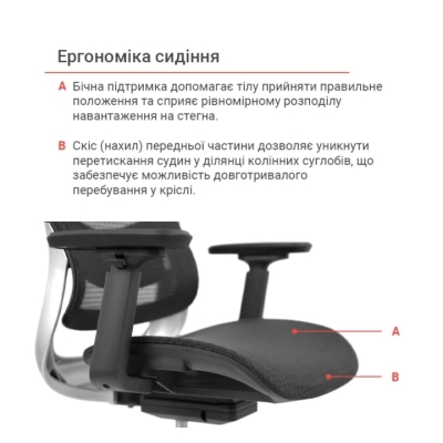 Крісло АКЛАС Трембіта GTR R-SR Чорний (Чорний)