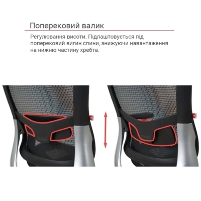 Кресло АКЛАС Трембита R-SR (Черный)