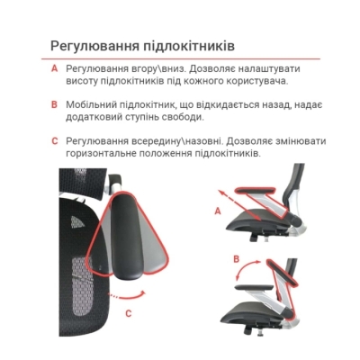 Крісло АКЛАС Трембіта R-SR Чорний (Чорний)